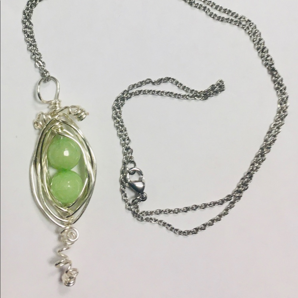 2 Peas in a Pod Necklace